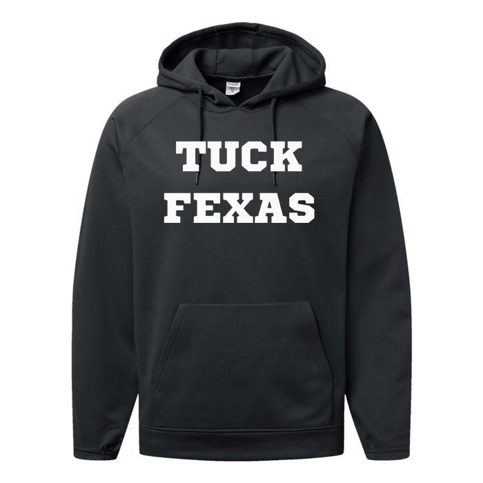 Tuck Fexas Funny Trending Performance Fleece Hoodie