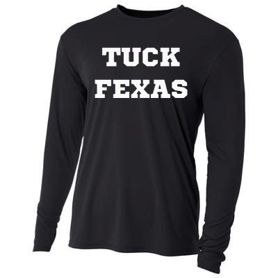 Tuck Fexas Funny Trending Cooling Performance Long Sleeve Crew