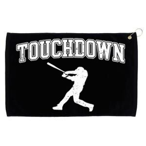 Touchdown Funny Football Baseball Sports Grommeted Golf Towel