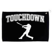 Touchdown Funny Football Baseball Sports Grommeted Golf Towel