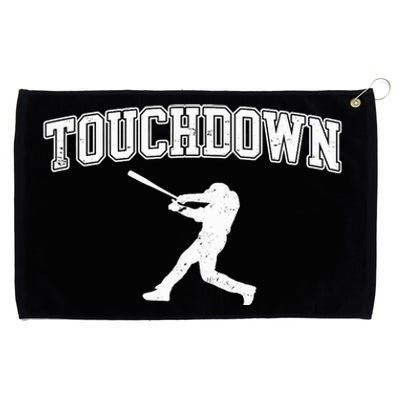 Touchdown Funny Football Baseball Sports Grommeted Golf Towel