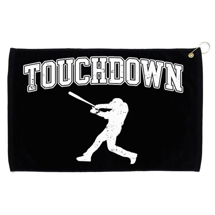 Touchdown Funny Football Baseball Sports Grommeted Golf Towel