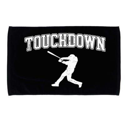 Touchdown Funny Football Baseball Sports Microfiber Hand Towel