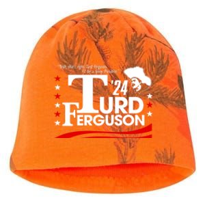 Turd Ferguson For President Election 2024 Kati - Camo Knit Beanie