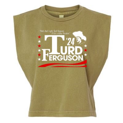 Turd Ferguson For President Election 2024 Garment-Dyed Women's Muscle Tee