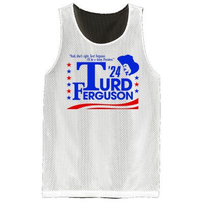 Turd Ferguson For President Election 2024 Mesh Reversible Basketball Jersey Tank