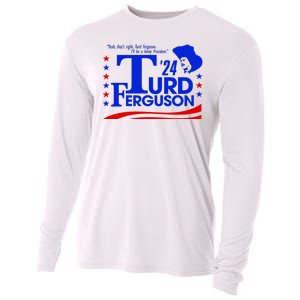 Turd Ferguson For President Election 2024 Cooling Performance Long Sleeve Crew