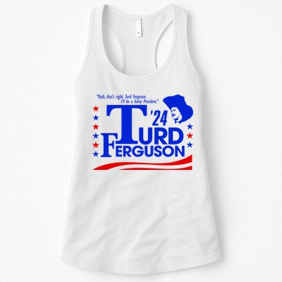 Turd Ferguson For President Election 2024 Womens Tank Top