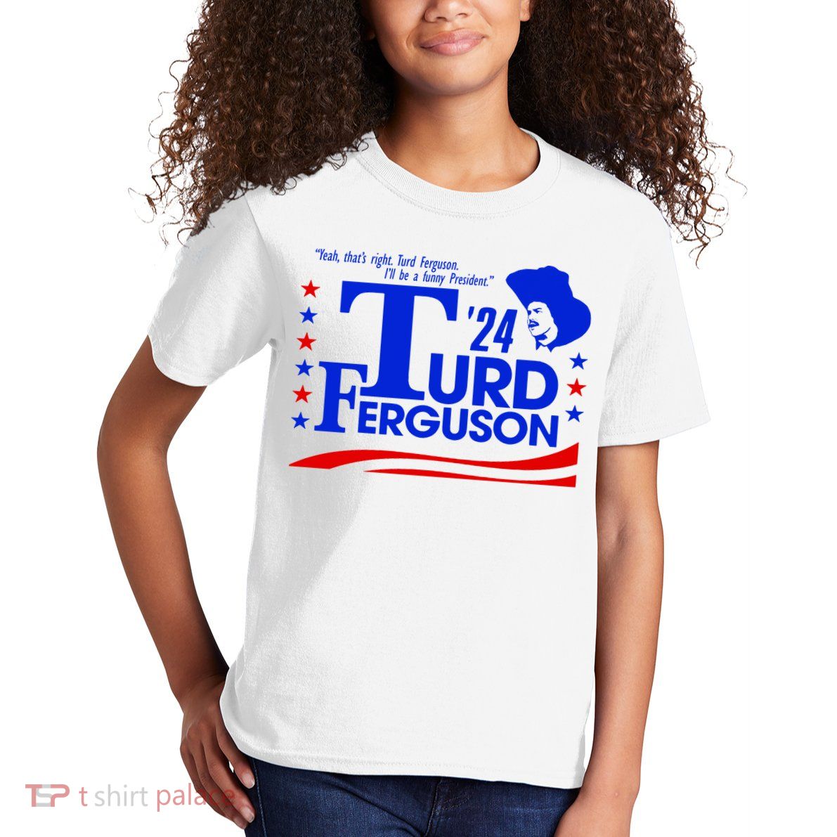 Turd Ferguson For President Election 2024 Kids T-Shirt