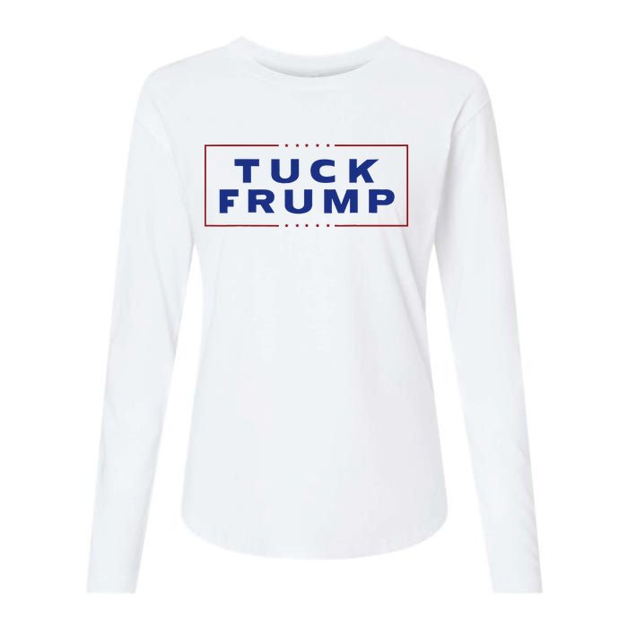 Tuck Frump Funny Anti Trump Womens Cotton Relaxed Long Sleeve T-Shirt