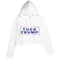 Tuck Frump Funny Anti Trump Crop Fleece Hoodie