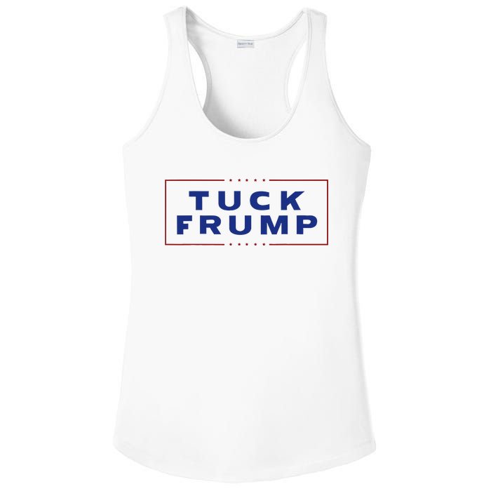 Tuck Frump Funny Anti Trump Ladies PosiCharge Competitor Racerback Tank