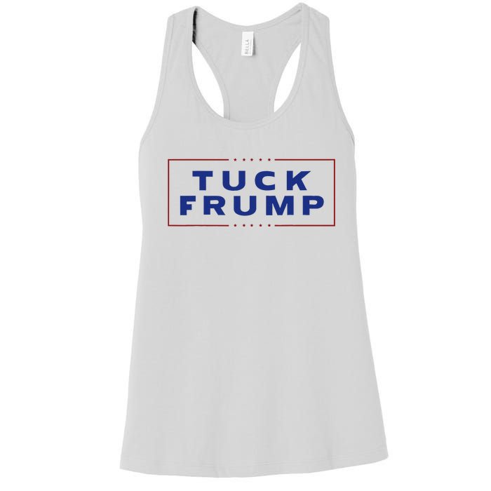 Tuck Frump Funny Anti Trump Women's Racerback Tank