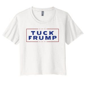 Tuck Frump Funny Anti Trump Women's Crop Top Tee