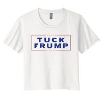 Tuck Frump Funny Anti Trump Women's Crop Top Tee