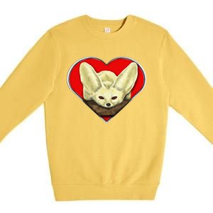 Tiny Fennec Fox Premium Crewneck Sweatshirt