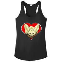 Tiny Fennec Fox Ladies PosiCharge Competitor Racerback Tank