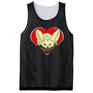 Tiny Fennec Fox Mesh Reversible Basketball Jersey Tank