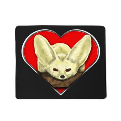 Tiny Fennec Fox Mousepad