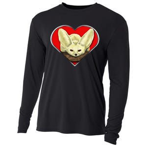 Tiny Fennec Fox Cooling Performance Long Sleeve Crew