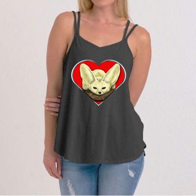 Tiny Fennec Fox Women's Strappy Tank