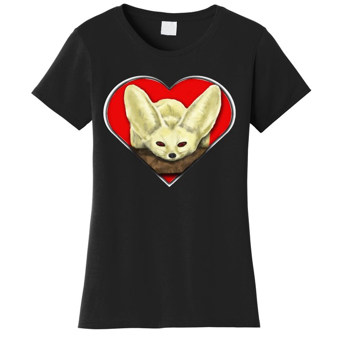 Tiny Fennec Fox Women's T-Shirt