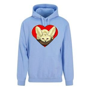 Tiny Fennec Fox Unisex Surf Hoodie