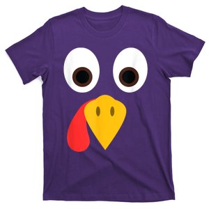 Turkey Face Funny Thanksgiving T-Shirt