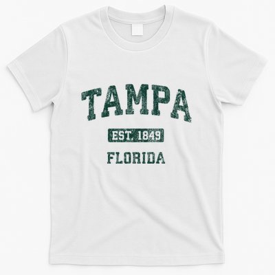Tampa Florida Fl Vintage Athletic Sports Design T-Shirt