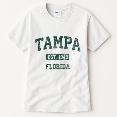Tampa Florida Fl Vintage Athletic Sports Design Tall T-Shirt
