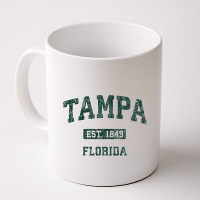Tampa Florida Fl Vintage Athletic Sports Design Mug