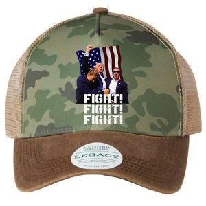 Trump Fight Fight Fight Legacy Tie Dye Trucker Hat