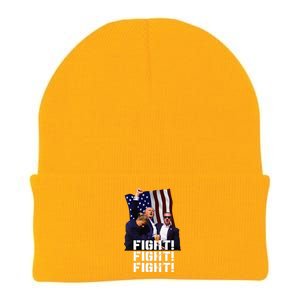 Trump Fight Fight Fight Knit Cap Winter Beanie