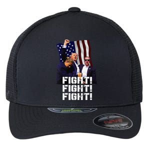 Trump Fight Fight Fight Flexfit Unipanel Trucker Cap