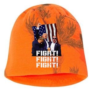 Trump Fight Fight Fight Kati - Camo Knit Beanie