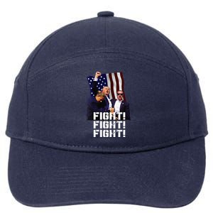 Trump Fight Fight Fight 7-Panel Snapback Hat