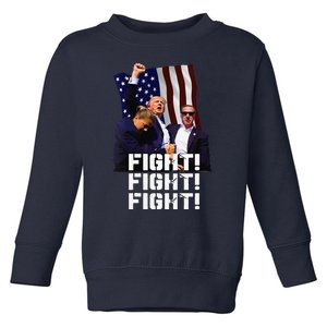 Trump Fight Fight Fight Toddler Sweatshirt