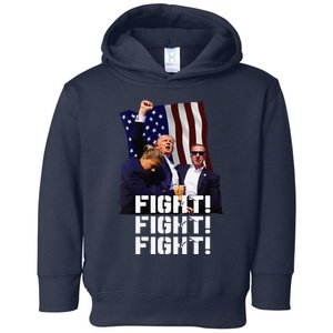 Trump Fight Fight Fight Toddler Hoodie