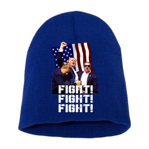 Trump Fight Fight Fight Short Acrylic Beanie