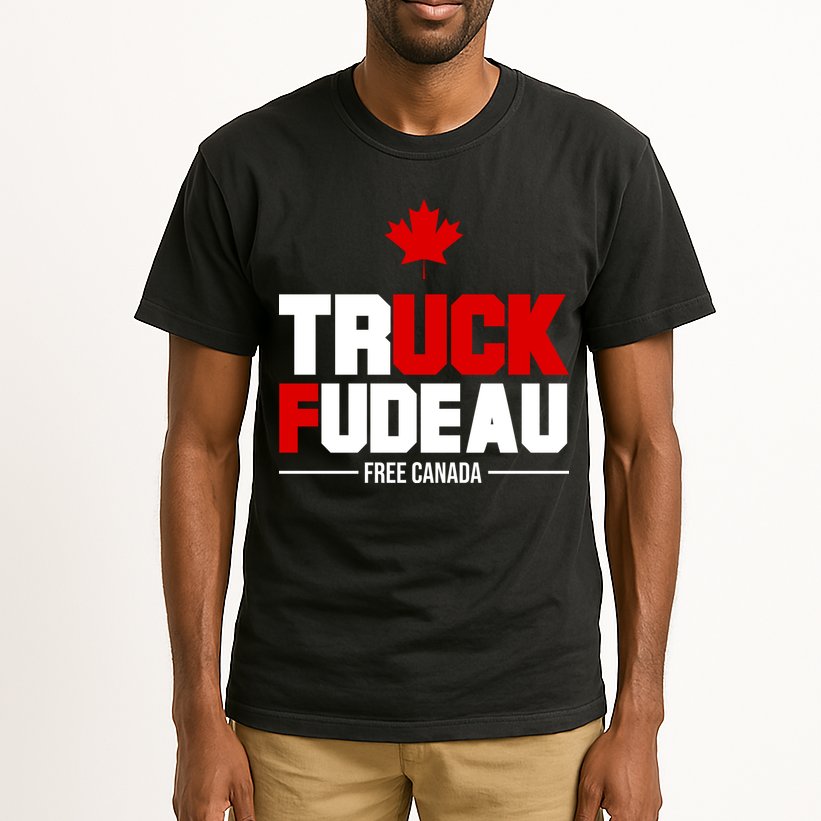 Truck Fudeau Fuck Free Canada Tall T-Shirt