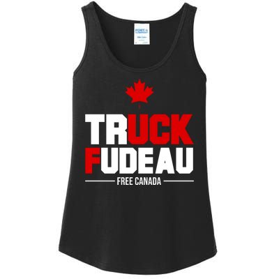 Truck Fudeau Fuck Free Canada Ladies Essential Tank