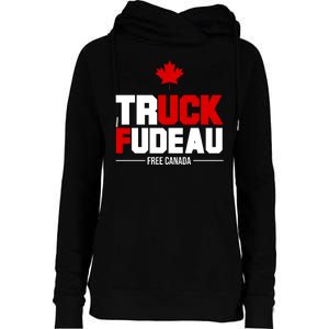 Truck Fudeau Fuck Free Canada Womens Funnel Neck Pullover Hood