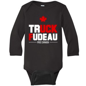 Truck Fudeau Fuck Free Canada Baby Long Sleeve Bodysuit