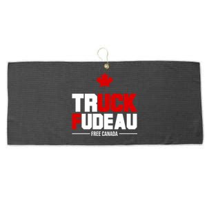 Truck Fudeau Fuck Free Canada Large Microfiber Waffle Golf Towel