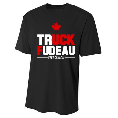 Truck Fudeau Fuck Free Canada Performance Sprint T-Shirt