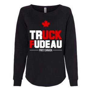 Truck Fudeau Fuck Free Canada Womens California Wash Sweatshirt