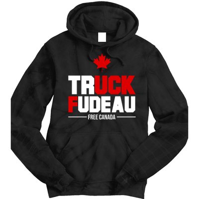 Truck Fudeau Fuck Free Canada Tie Dye Hoodie