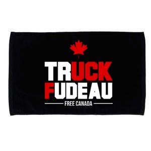 Truck Fudeau Fuck Free Canada Microfiber Hand Towel