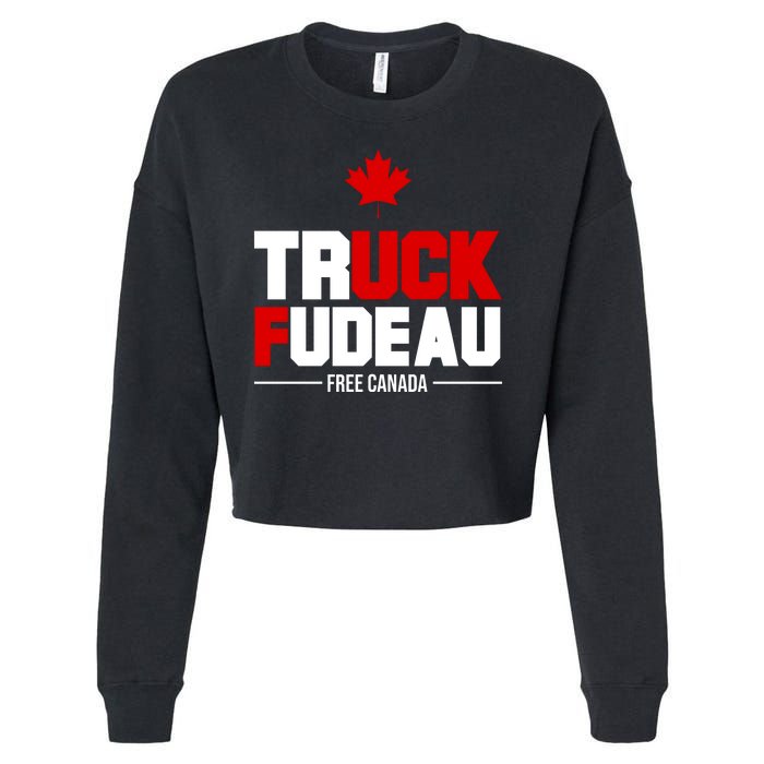 Truck Fudeau Fuck Free Canada Cropped Pullover Crew