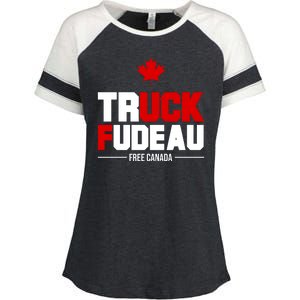 Truck Fudeau Fuck Free Canada Enza Ladies Jersey Colorblock Tee